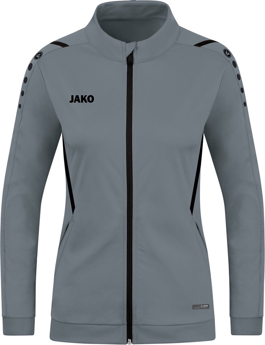 Jako - Polyester Jacket Challenge Women - Grijs Trainingsjack-36