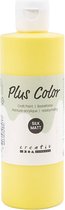 Plus Color Acrylverf, primair geel, 250 ml/ 1 fles