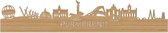 Skyline Purmerend Bois de Bamboe - 120 cm - Décoration design - Décoration murale