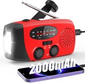 Bol.com Radio Op Batterijen Voor Rampen - Radio Opwindbaar - Noodradio - Noodradio Solar Opwindbaar aanbieding