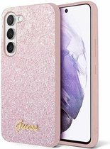 Guess Glitter Back Case - Samsung Galaxy S24 Plus (S926) - Roze