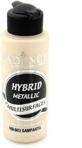 Peinture acrylique métallisée hybride Cadence 120 ml Champagne