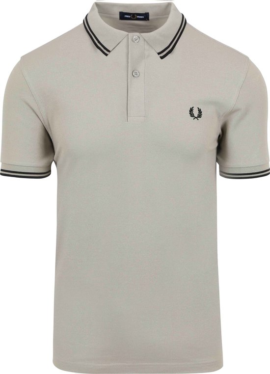 Fred Perry - Polo M3600 Greige R41 - Slim-fit - Heren Poloshirt Maat S