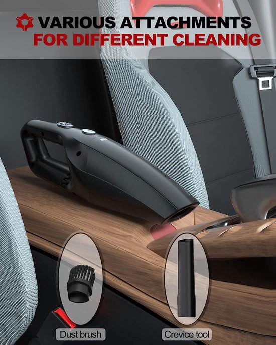 Fanttik Slim V8 APEX Battery Car Vacuum Cleaner, 4-in-1 Portable Mini