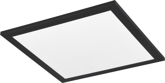 REALITY BETA - Plafondlamp - Zwart mat - incl. 1x SMD 13W - Geintegreerde dimmer - Afstandsbediening