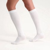 New Age Devi - Steunkousen reis - Compressie sokken wit - Maat 42-46 - Vliegtuig sokken - Compressie kousen