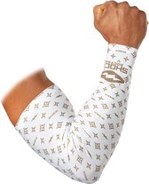 Shock Doctor Showtime Comp Arm Sleeve M White/Gold Lux