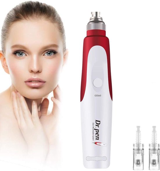 Dr. Pen Draadloze DermaPen – Met 2 Cartridges