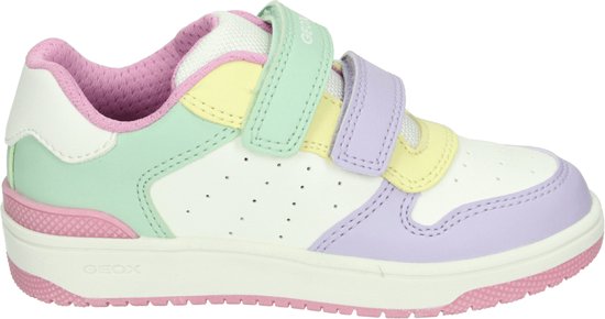 GEOX J WASHIBA GIRL B Sneakers - WHITE/MULTICOLOR