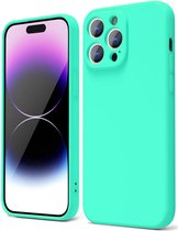 Hoesje met Camera Bescherming Geschikt voor Apple iPhone 14 Pro Max | Back Cover | Dun | Flexibel TPU | Blauw