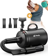 Professionele Hondenfohn/Waterblazer - Waterblazer voor Honden - 3200W - Stil Design - Zwart