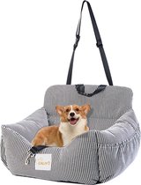 CALIYO Autostoel Hond – Hondenmand – 2 in 1 – Hondenmand - Autostoel Hond - 55 x 50 x 30 cm - Hondenkussen - Hond Autogordel - Geschikt voor honden/katten tot 35 cm