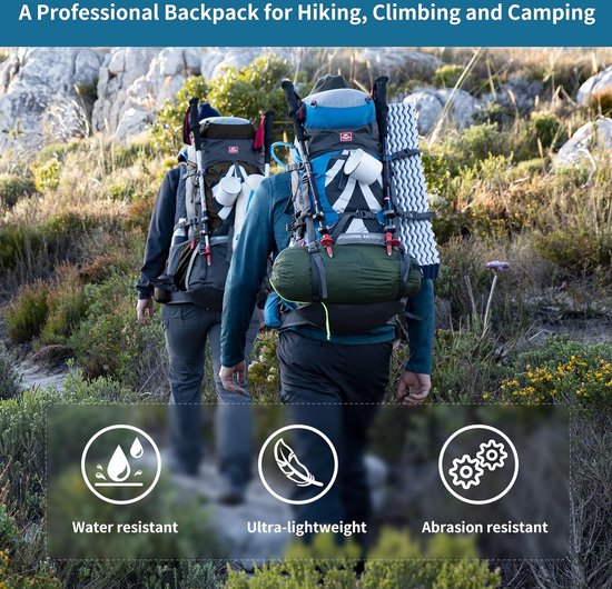 Sac à Dos Randonnée Spirit Of Colours - 70L - Trekking Montagne Camping