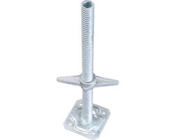 Verstelbare voetspindel 600x38mm gegalvaniseerd