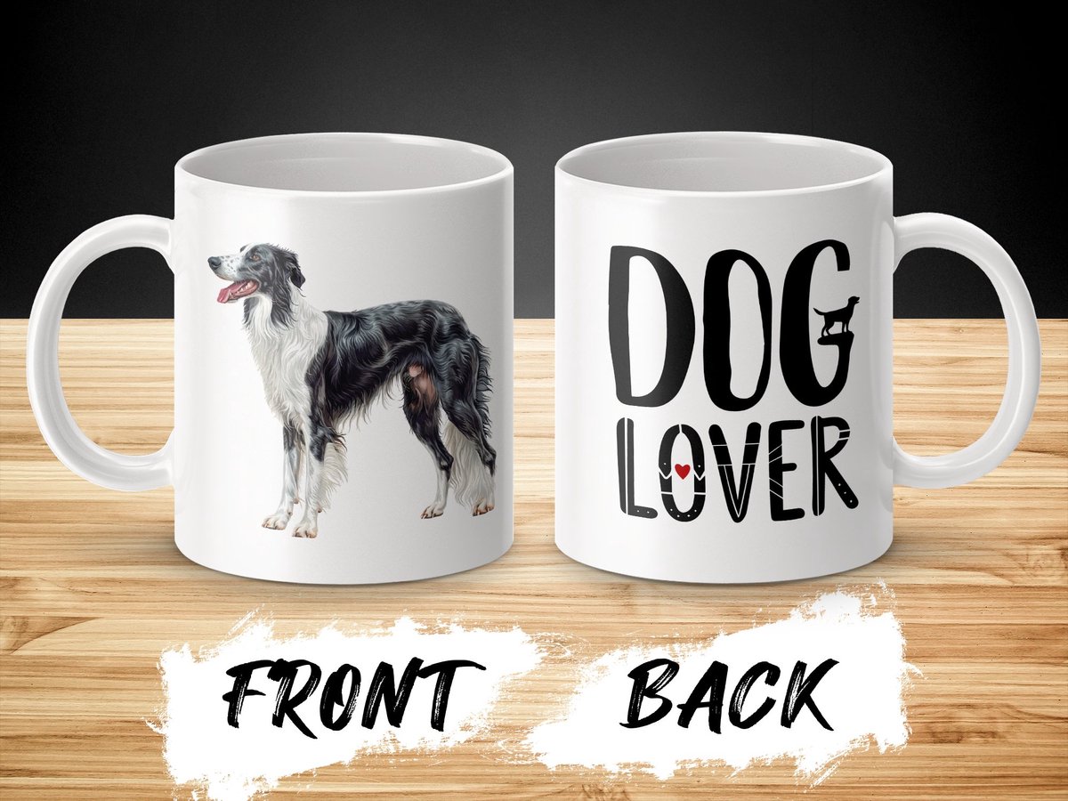 Mok Borzoi dog - hond / Dog lover