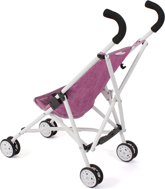 Poussette de poupée Bayer Chic 2000 601 01 Mini buggy Roma Design bleu
