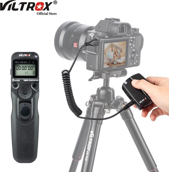 Viltrox JY-710 Draadloze Ontspanner Timer Afstandsbediening voor Nikon D610 D750 D5300 D3300 Z6 Z7 - Viltrox