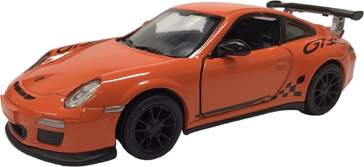 Kinsmart Schaalmodel Porsche 911 Gt3 Rs 11 Cm Alu 1:36 Oranje