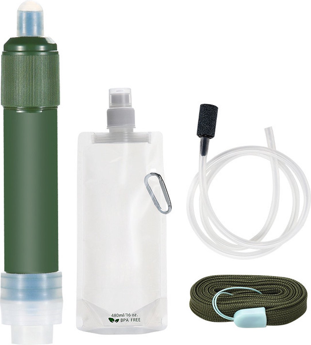 Bol.com Fllterwell Waterfilter - Survival - Zuiver & schoon drinkwater - Lichtgewicht - Water Filter - Outdoor - Hiking & Wandelen aanbieding