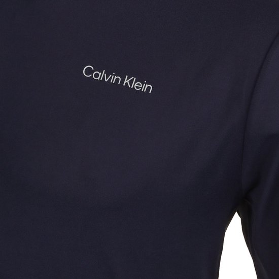 Calvin Klein Newport T-Shirt - Chemise de sport pour homme - Bleu foncé - L