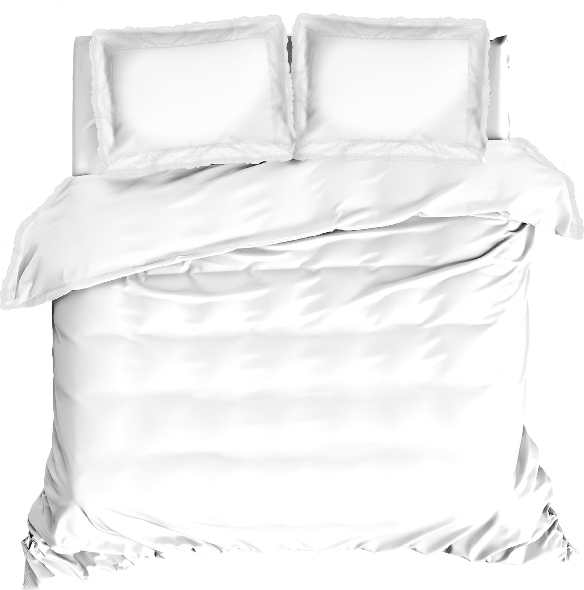 Livello Dekbedovertrek Luna White 1 persoons