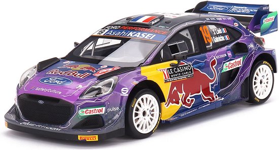 Ford Puma Rally1 M-Sport Ford WRT #19 winnaar MonteCarlo Rally 2022 TopSpeed