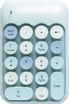 Planbooks - Numeriek Toetsenbord - Numpad - Draadloos - Blauw