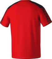 Erima Evo Star T-Shirt Heren - Rood / Zwart | Maat: XL