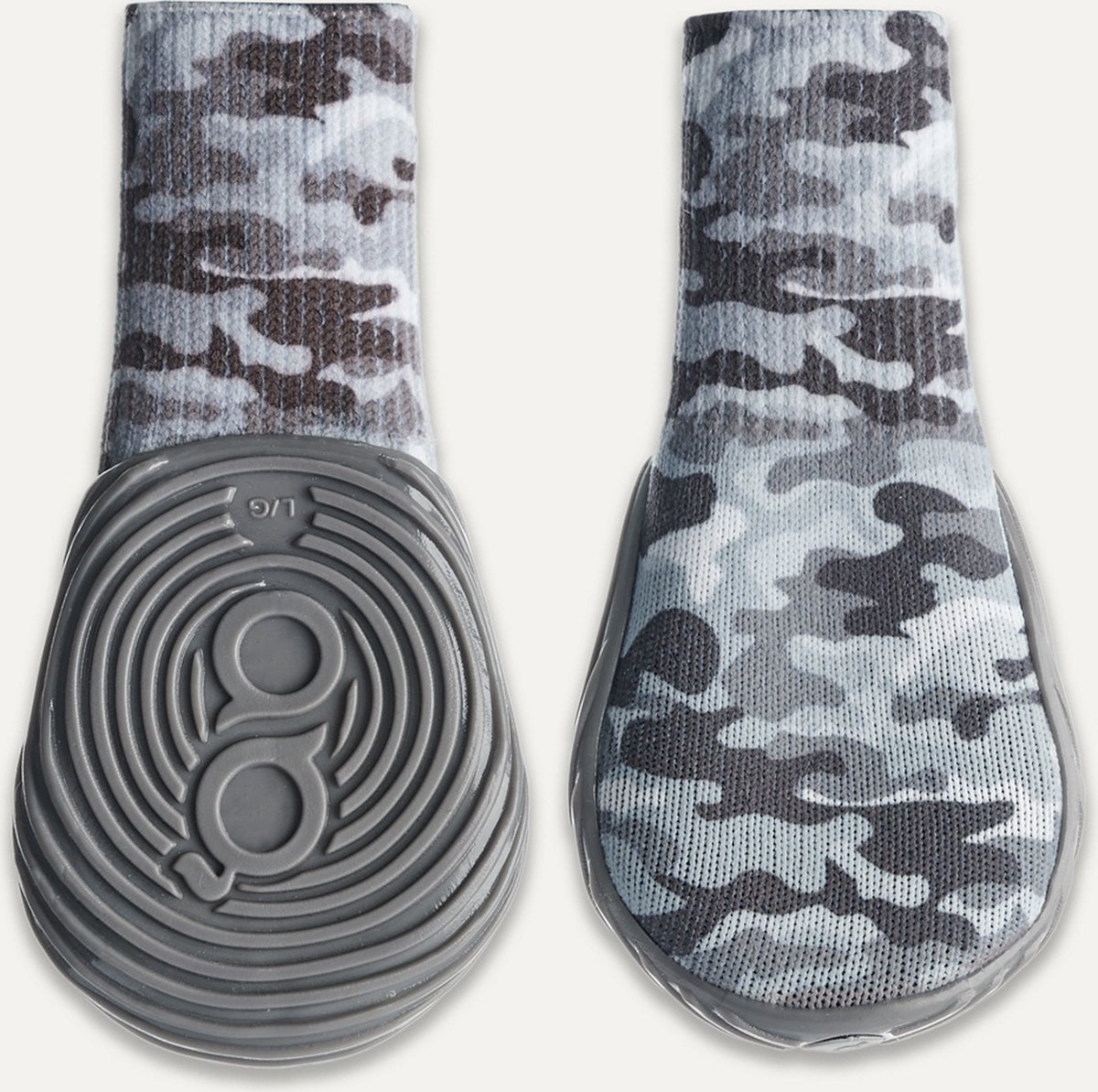 Gooeez Regular Printed Dog Boots (2-pack) M Camo/Grey