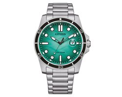 Citizen Sporty Marine AW1816-89L Horloge - Staal - Zilverkleurig - Ø 41 mm