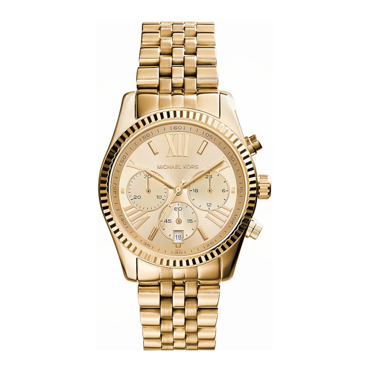 Michael Kors Lexington MK7378 Horloge - Staal - Goudkleurig - Ø 38 mm