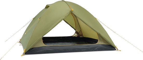 NOMAD® Jade Koepeltent 3 personen | Groen | Slechts 4KG | 3 Persoons Tent Met Binnentent | Waterdicht & Ventilerend | Incl Hoes