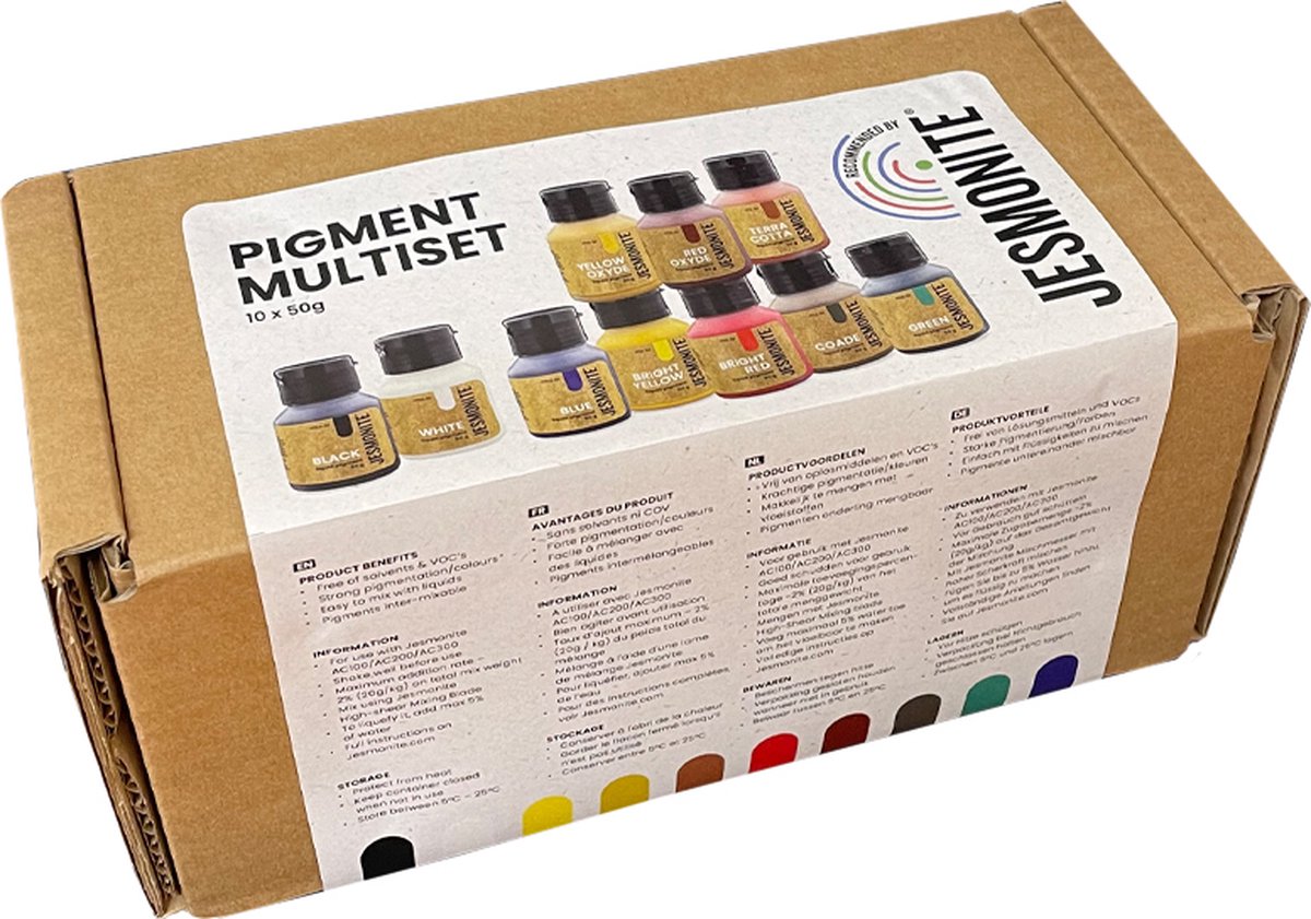 Jesmonite pigment set 50g x 10 pcs - 