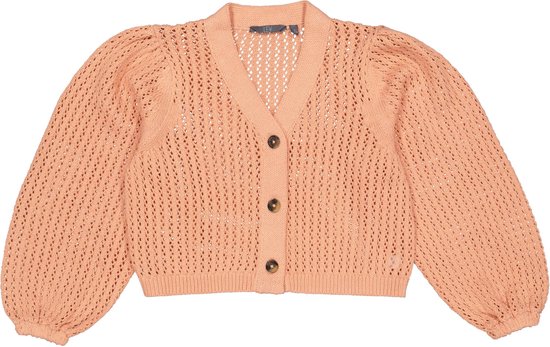 Cardigan Filles tricoté - Kenza - Corail doux