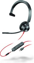 HP 8X218AA hoofdtelefoon/headset Bedraad Hoofdband Kantoor/callcenter USB Type-C Zwart