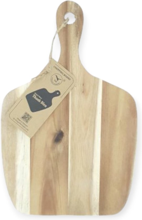 Planche à boissons - 19x30cm - Planche à snacks - Bois - Planche à tappas - Planche de service - Planche à snacks