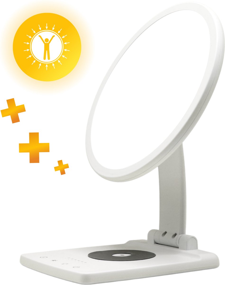 Dynamiq daglichtlamp - daglichttherapie lamp - daglichtlampen - 10000 LUX - daglicht lamp tegen winterdepressie - bureaulamp - Dynamiq
