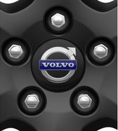Tip: Originele Volvo naafdoppen - Zwart - OEM Product - 64mm