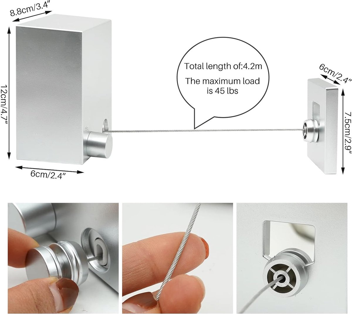 Goedkoopste Waslijn Uittrekbaar - Waslijn - Waslijndraad - Waslijn Roldrooglijn - Waslijn Uiterkbaar