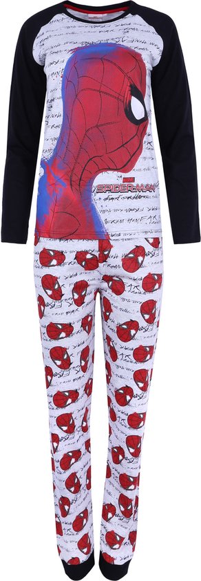 Marvel Comics Spiderman - Grijs-Zwarte Pyjama voor Jongens