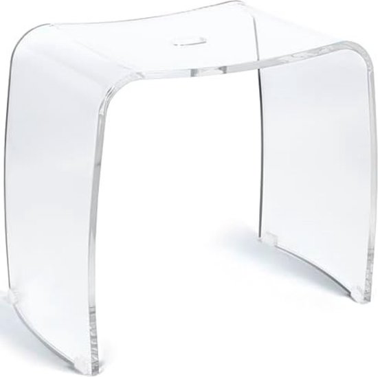 Aqualine Accessoires - Badkamerkruk, met opbergruimte, wit 90902W