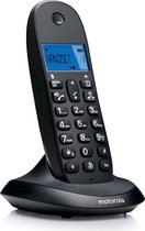 Motorola C1001L - Single DECT telefoon - Nummerherkenning - Zwart