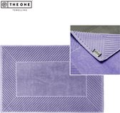 The One Towelling Badmat - 50 x 80 cm - Extra dikke Douchemat - 100% Zacht katoen - Velours - Lavendel