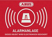 ABUS AU1422 Autocollant d'avertissement Système d'alarme Langue Allemand (LxH) 148 mm x 105 mm