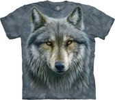 T-Shirt Mountain Artwear Warrior Wolf L.
