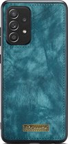 Caseme Telefoonhoesje geschikt voor Samsung Galaxy A52s 5G Hoesje Uitneembare 2in1 Portemonnee Bookcase - Blauw