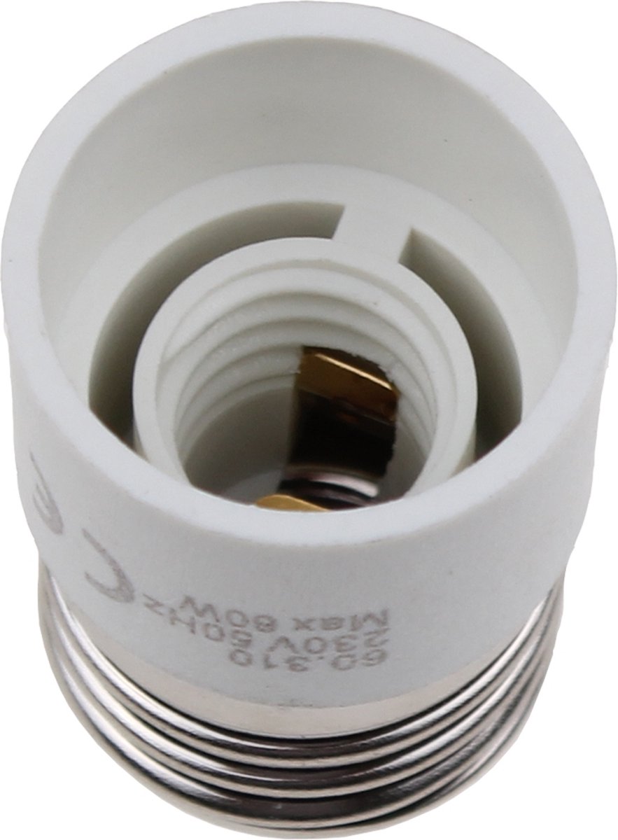 Omvormer Converter Verloopfitting - E27 naar E14 - Wit