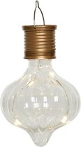 Lampe à suspension solaire Lumineo LED - Marrakech - plastique - D8 x H12 cm