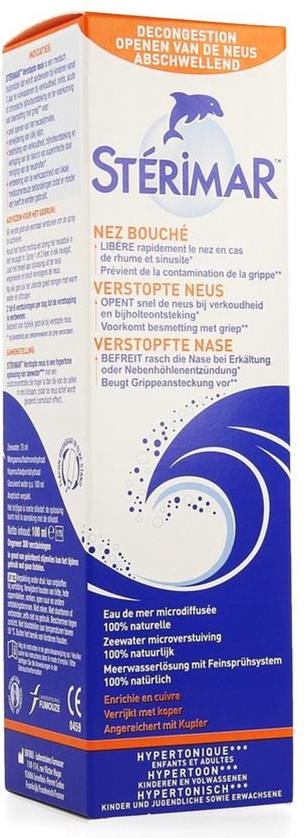 Goedkoopste Sterimar Nasal Congestion 100ml