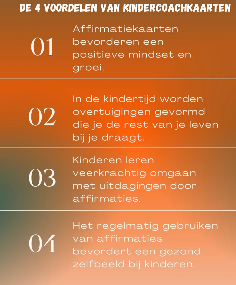 PositieveVibes - Kindercoach kaarten - Kinderen - Affirmatiekaarten - Affirmaties - Affirmatiekaarten- Zelfontwikkeling - Coachkaart - Zelfliefde — cadeau in Cadeau-ideeën - foto 7